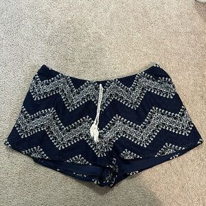 navy and white xhilaration shorts from target, size XXL